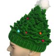 thumbnail image 3 of Gorro de punto con forma de árbol de Navidad, estilo anime, invierno, 36 — 60 cm, 3 of 4