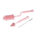 thumbnail image 5 of 3 piezas cepillo de silicona reutilizable CUTICAT para botellas cepillo limpiador de tazas Fácil secado giratorio portátil con orificio para colgar, 5 of 5