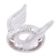 thumbnail image 1 of inflatable swimming ring sequin swim angel wing shiny floating tube for summer pool beach party toys, 1 of 5
