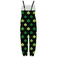 thumbnail image 5 of St. Patrick's Day Toddler Girls Kids Jumpsuit One Piece Floral Playsuit Strap Romper Summer Outfits Clothes, 5 of 5