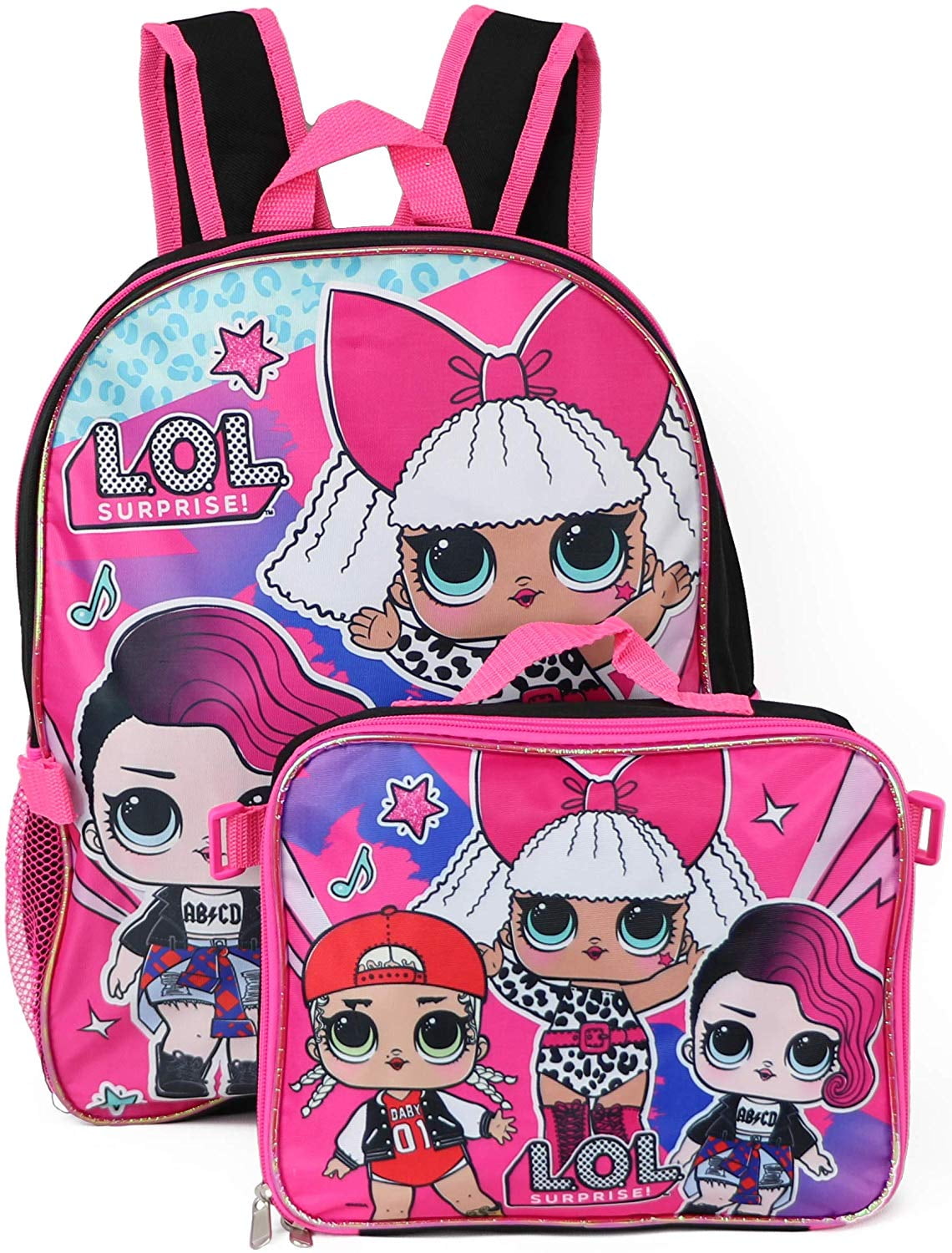 LOL Surprise Backpack with Lunchbox black multi, one size