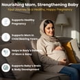 thumbnail image 4 of SHIFAA NUTRITION Halal Prenatal Multivitamin Supplement, Halal, 30 Ct – With DHA, Folic Acid & Nutrients for Pregnancy, 4 of 7