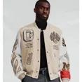 thumbnail image 3 of American Letter Embroidery Pattern Rhinestone High Quality Jacket And Coat Men Y2K New Street Hip Hop Vintage Baseball Uniform, 3 of 5