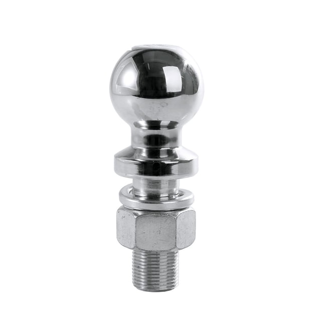 Attelage de Remorque Chromé Boule de Remorquage 2-5/16 Pouces M25 Tige Dia Capacité 5000 Lbs Pièces de Couplage Accessoires de Caravane RV, Outil RV