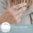 thumbnail image 3 of 100Pcs Blank Rings Adjustable Ring Base Rings Blank Jewelry Findings for DIY Making, 3 of 3
