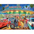 thumbnail image 1 of White Mountain Puzzles American Drive-in - 1000 Piece Jigsaw Puzzle, 1 of 2