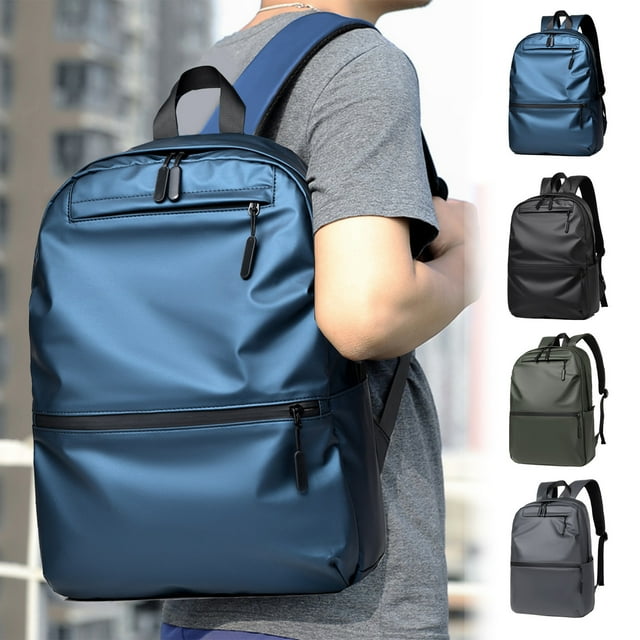 Dvkptbk Nylon Not Wet Water Large Capacity Backpack Laptop Bag Men Business Travel Backpack Student School Bag Suitable for School Work Business Trip And Travel