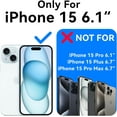 thumbnail image 2 of iPhone 15 Case Clear,Slim Shockproof Phone Cases for iPhone 15 2023, 2 of 5