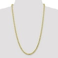 thumbnail image 2 of 10K Yellow Gold 5mm Handmade Diamond Cut Rope Chain 22 Inch, 2 of 6