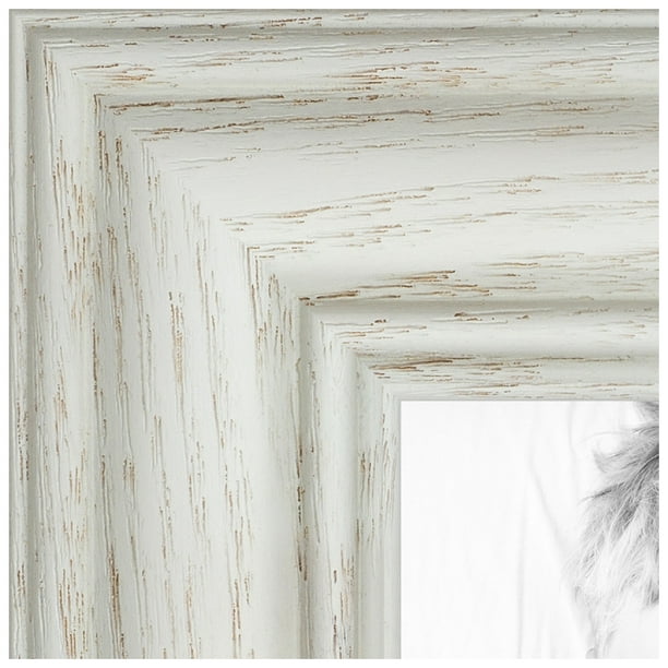 ArtToFrames 8x10 Inch White Picture Frame, This White Wood Poster Frame