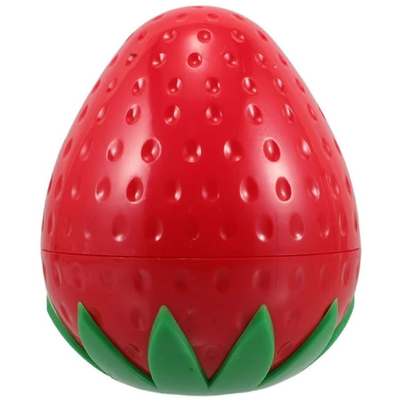 Strawberry Shaped Travel Cream Container Refillable Cosmetic Jar for Face Creams Portable Skincare Toiletries Makeup On the Go