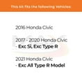 thumbnail image 2 of MAX Advanced Brakes - Brake Kit For 2016-2021 Honda Civic (Excl.l. Type R)| Carbon Ceramic Brake Pad and Rotor Kit Front and Rear| Daily Driving OE Replacement Brake Rotors, 2 of 9