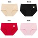 thumbnail image 3 of m-xl 10 colores de seda de hielo sin costuras bragas sexy moda margarita bragas cómodo algodón c simple y suave chica bragaspangjing, 3 of 4