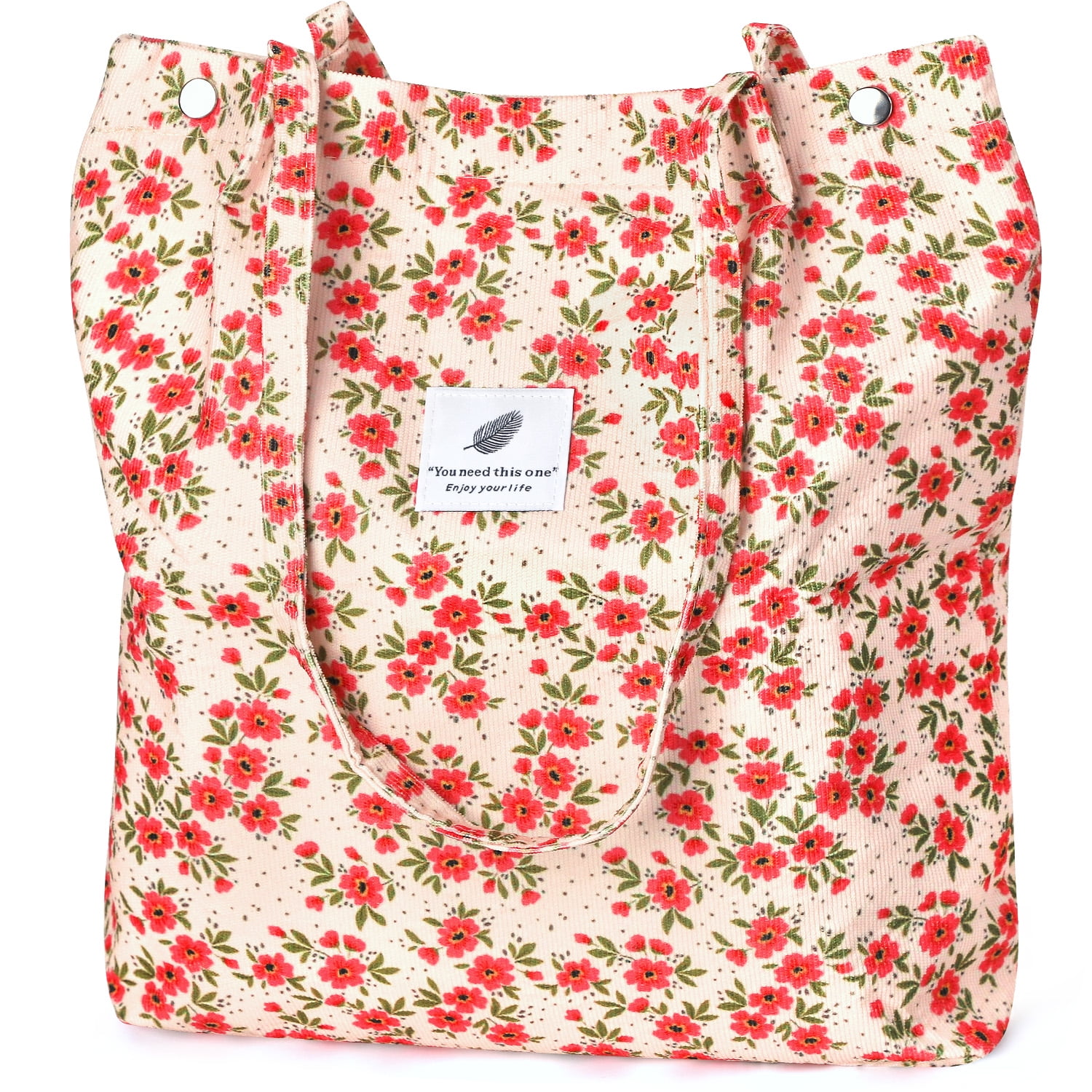Ayieyill Large Corduroy Shoulder Tote Bag – Everyday Style