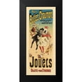 thumbnail image 2 of Cheret, Jules 10x18 Black Modern Framed Museum Art Print Titled - Aux Buttes Chaumont Plate 141, 2 of 5