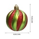 thumbnail image 3 of Ornamentos de Navidad 6cm 12 Pintados Mate Plástico Afecto Pendiente, Adornos Navideños 12 Unidades, Set de Navidad Estilo Clásico, para Exterior Interior, Navidad 2024, Accesorios de, 3 of 9