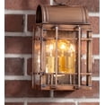 thumbnail image 3 of Irvins Country Tinware Carriage House Outdoor Wall Light in Aged Brass, 3 of 3