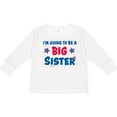 thumbnail image 3 of Inktastic July 4th Im Going to Be a Big Sister Girls Long Sleeve Toddler T-Shirt, 3 of 5