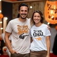 thumbnail image 2 of PAVIG Her Boo His Ghoul Halloween Couple Matching Shirt, Skeleton Tee, 2 of 7