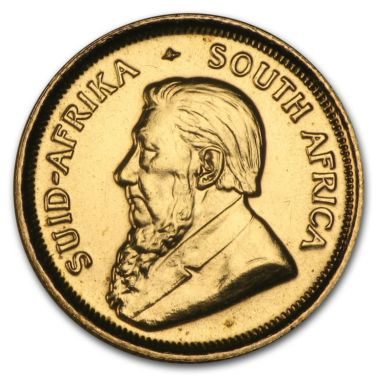 クルーガーランド金貨1/10oz（オンス）の重さと直径と品位等｜色
