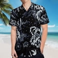 thumbnail image 5 of High Quality Hawaiian Shirts for Men Short Sleeve Aloha Beach Shirt Floral Summer Casual Button Down Shirts Blouses NGYDDW, 5 of 7