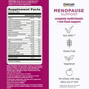 Centrum Menopause Support Complete Womens Multivitamin Supplement With Vitamin for Hot Flash Support, Tablets, 30 Count