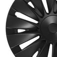 thumbnail image 2 of 4PCS 19in Wheel Hub Cap Matte Black Sporty Wheel Rim Cover Replacement For Tesla Model Y 2020 to 2023, 2 of 14