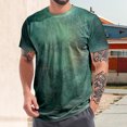 thumbnail image 5 of adaychics Tie Dye Shirts for Men Vintage Texture Short Sleeve Casual Crewneck T Shirt Regular Fit Summer Tops Daily Wear, 5 of 7