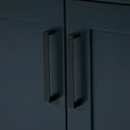 thumbnail image 4 of Ariel Hepburn 30 In. Oval Sink Bathroom Vanity With Carrara White Quartz Countertop 1.5 Edge In Midnight Blue, 4 of 9