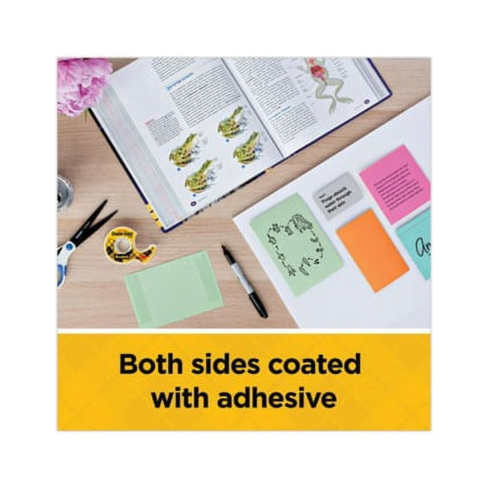 Scotch® 665 Permanent Double-Sided Tape, 3/4" x 1,296", Clear, Pack Of 2
