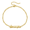 Gold, variant on Women's Gold Plated Stainless Steel Adjustable ARIES Zodiac Anklet Bracelet Jewelry