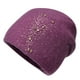 thumbnail image 1 of sweethay Gorro de invierno para mujer, gorro de cristal para clima frío y cálido, gorro transpirable térmico decorativo, ropa informal para la cabeza, Accesorios de disfraces Rojo sweethay AP013158-02, 1 of 6