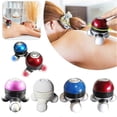 thumbnail image 2 of Mini Handheld Massager Electric Full Body Massager with LED Light Battery Operated for Women Men, 2 of 5