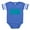 Royal Blue, variant on CafePress - 3 Kansas - Cute Infant Baby Football Bodysuit