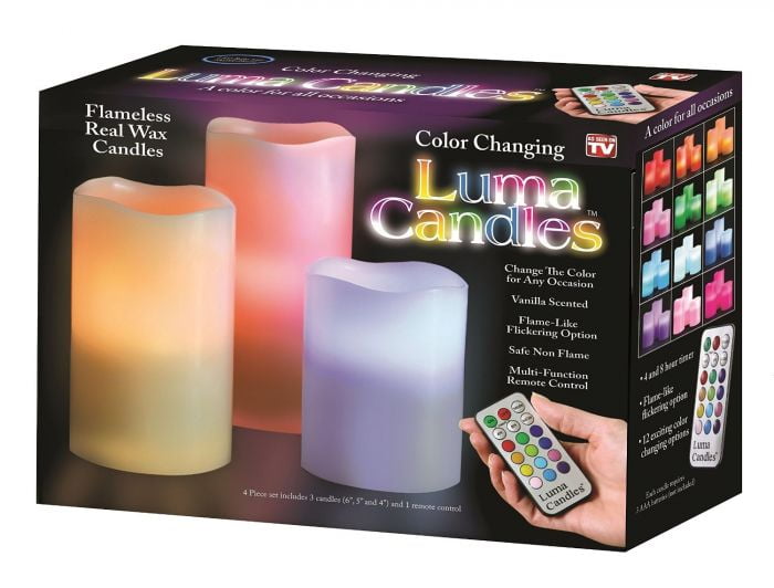 Luma Candle Color Changing LED Flameless Candles
