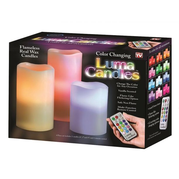 Color Changing LED Flameless Candles
