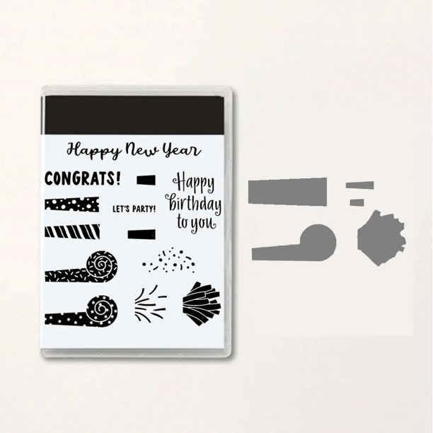 Nuevo Mini catálogo de troqueles de flores, sellos transparentes y troqueles de corte, decoración de Navidad, Halloween, Acción de Gracias, Stampin, álbum de recortes, manualidades