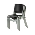 thumbnail image 1 of Paquete de 4 Sillas Apilables Negras Lifetime Comercial, 1 of 6