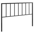 thumbnail image 1 of Pemberly Row Tête de Lit Queen de Style Moderne en Fer Enduit de Poudre, Noire, 1 of 7