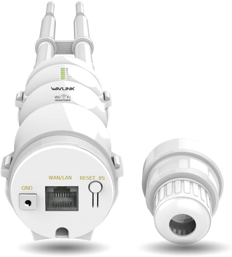 AC600 Wireless Outdoor WiFi Signal Booster,Access Point/Outdoor Router/Repeater/WISP,Support Passive PoE, Dual-Band 2.4GHz 150Mbps + 5GHz 433Mbps, Ideal for Garden Wi-Fi