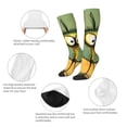 thumbnail image 3 of Balery Quirky Cartoon 123 Calcetines novedosos Calcetines deportivos Calcetines hasta la rodilla Calcetines de algodón Calcetines originales y geniales, 3 of 6