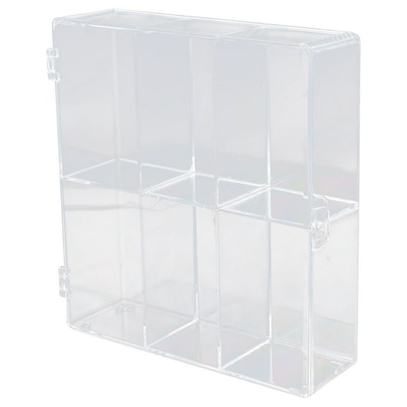 CRILSTYLEO Showcase Storage Box Transparent For Friends 1Set 8.25X7.86X2.36in