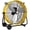 Yellow, variant on Achazel 24 Inch Industrial Drum Fan, 3-Speed Heavy Duty 8100 CFM Air Circulation High Velocity Floor Fan for Warehouse Workshops Garage Cooling Black