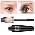 thumbnail image 4 of Laraspi 4D Silk Fiber Lash Mascara Waterproof Volumizing & Lengthening Black Mascara for Fuller Longer Looking Lashes, 4 of 7