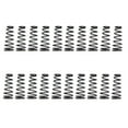 thumbnail image 4 of 20 Pieces Iron Electric Guitar/Bass Pickup Mounting Adjusting Springs Black 15mm, 4 of 6