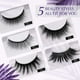thumbnail image 3 of Pestañas magnéticas Arishine, 5 pares, reutilizables con aplicador, 3 of 8