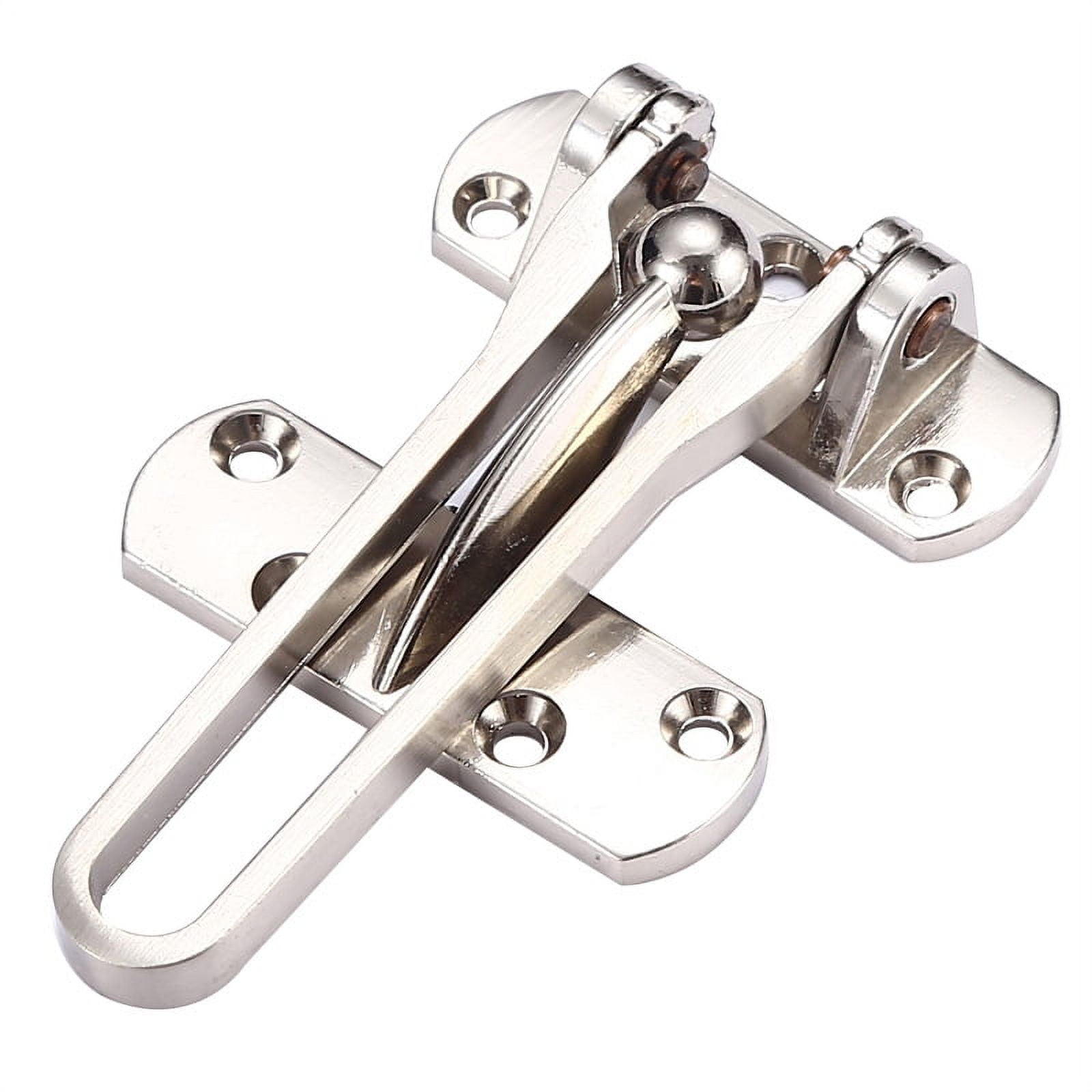 Voiceine Home Office Stainless Steel Security Slide Bolt Door Chain Lock Guard Security Door Chain For Inside Door And Extra Front Door Silver - View #9