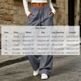 thumbnail image 3 of CQONEPT Cargo Pants for Women High Waist Baggy Casual Baggy Comfy Parachute Trousers Loose Fit Y2k Streetwear Hiking Pant with Pockets S, 3 of 7