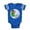 Royal Blue, variant on CafePress - Dancing Koala - Cute Infant Baby Football Bodysuit
