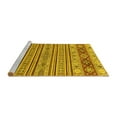 thumbnail image 2 of Ahgly Company Machine Washable Indoor Rectangle Abstract Yellow Modern Area Rugs, 5' x 7', 2 of 4